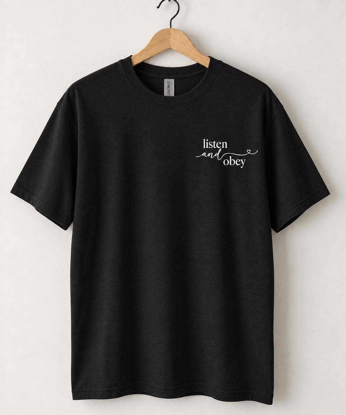 Comfort Colors® Listen and Obey Christian Shirt, Faith Based Tee, Christian Sweatshirt, Jesus Outfit, Women’s Christian Apparel