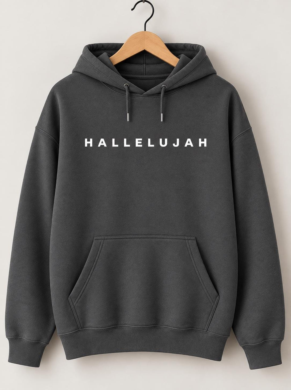 Hallelujah Hoodie, Minimalist Praise Christian Sweatshirt, Perfect Winter Faith Hoodie, Unisex Christian Hoodie, Premium Jesus Hoodie