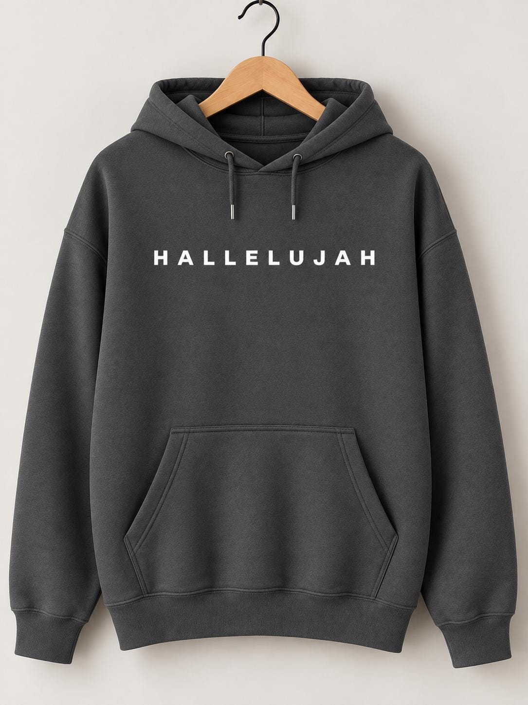 Hallelujah Hoodie, Minimalist Praise Christian Sweatshirt, Perfect Winter Faith Hoodie, Unisex Christian Hoodie, Premium Jesus Hoodie