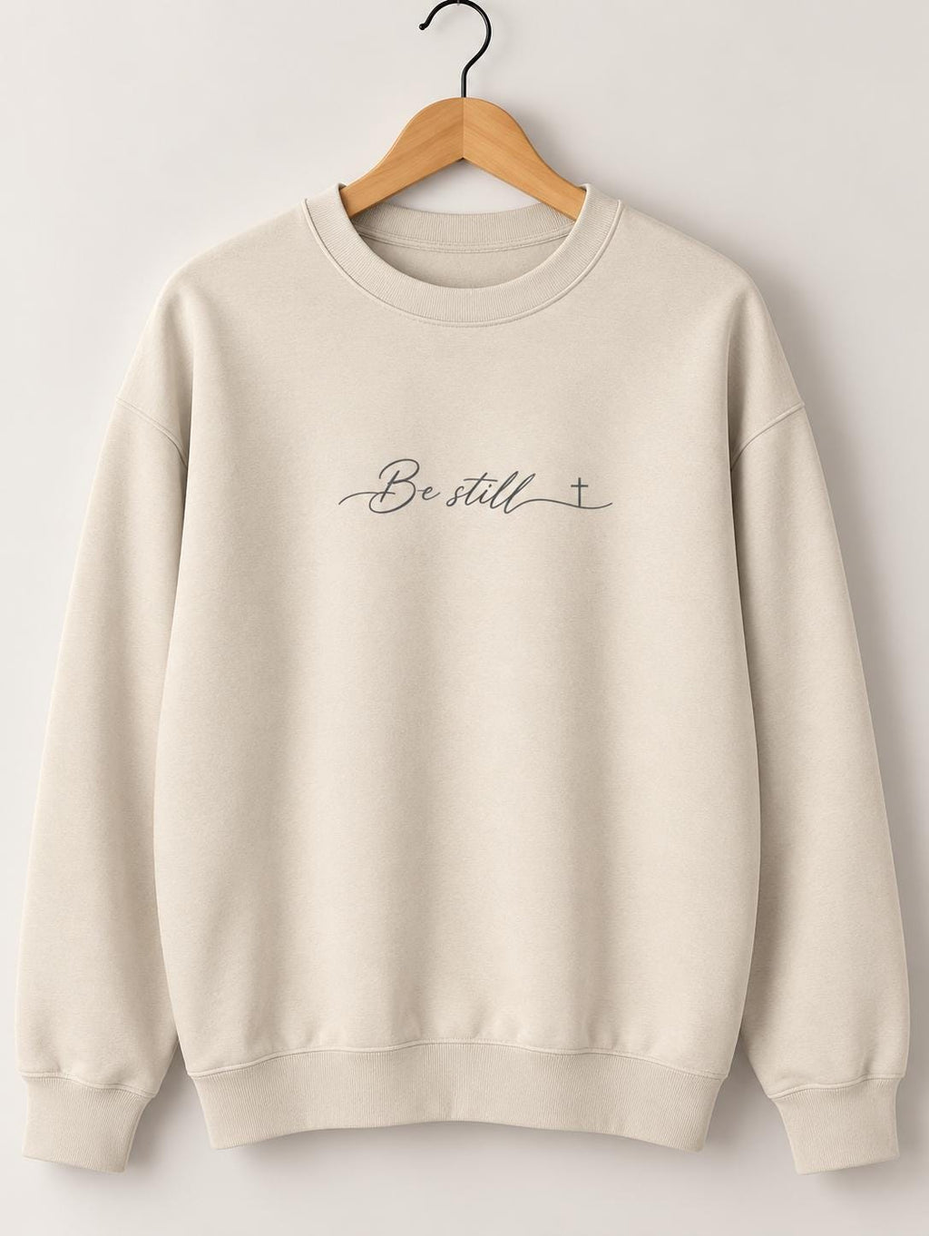 Minimalist Christian Crewneck, Psalm 46:10 Be Still, Be Still Sweatshirt, Christmas Sweatshirt Present for Her 2026