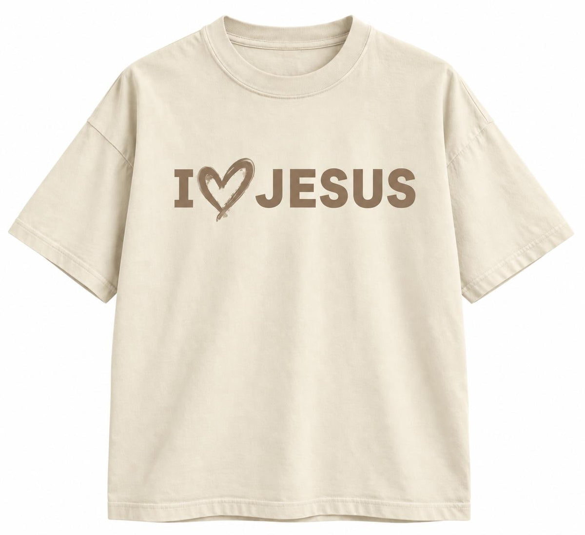 I Love Jesus Unisex Tshirt, Heart Symbol Tee, I love Jesus Gender Neutral Tshirt, Comfort Colors Shirt