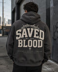 Saved by the Blood Christian Hoodie, Ephesians 1:7 Sweatshirt, Christian Streetwear Hoodie, Jesus Hoodie, Faith Based Graphic Hoodie