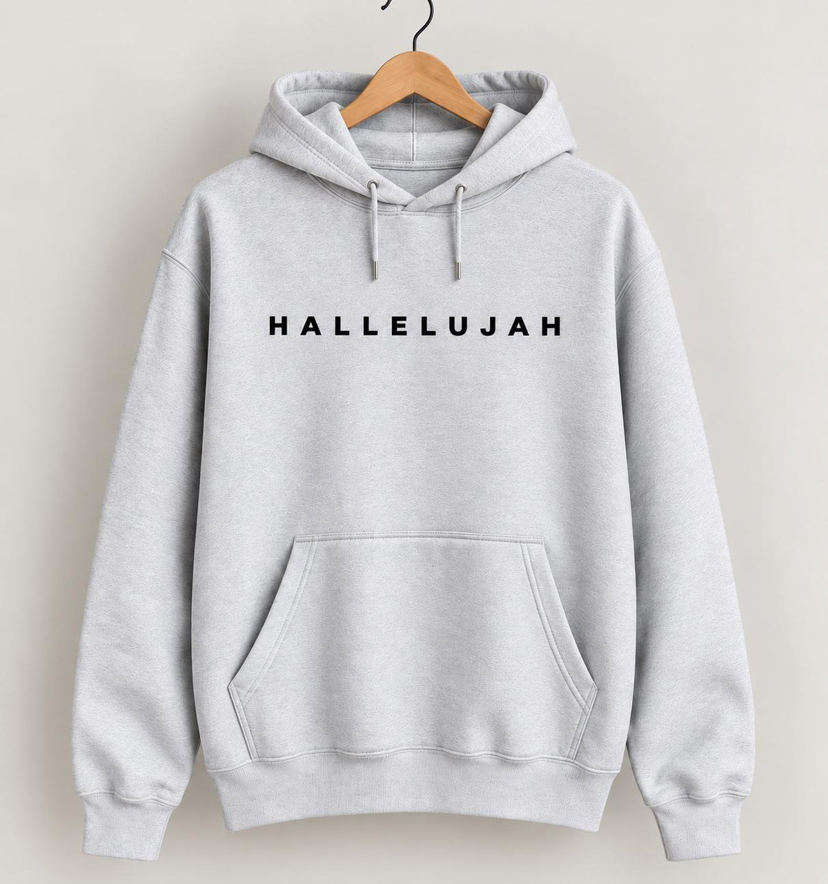 Hallelujah Hoodie, Minimalist Praise Christian Sweatshirt, Perfect Winter Faith Hoodie, Unisex Christian Hoodie, Premium Jesus Hoodie