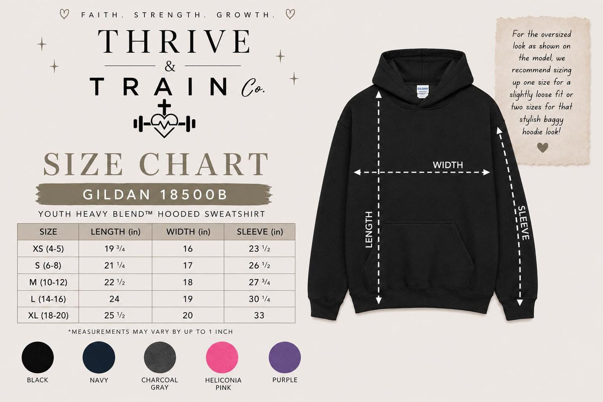 Youth Christian Hoodie, Called by Name Isaiah 43:1, Unisex Bible Verse Sweatshirt