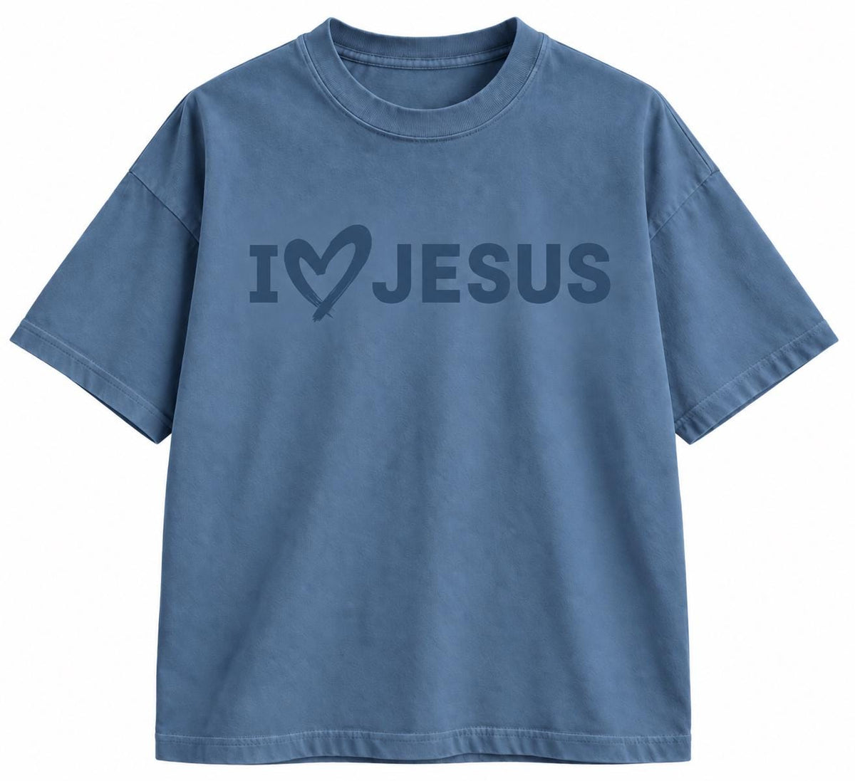 I Love Jesus Unisex Tshirt, Heart Symbol Tee, I love Jesus Gender Neutral Tshirt, Comfort Colors Shirt