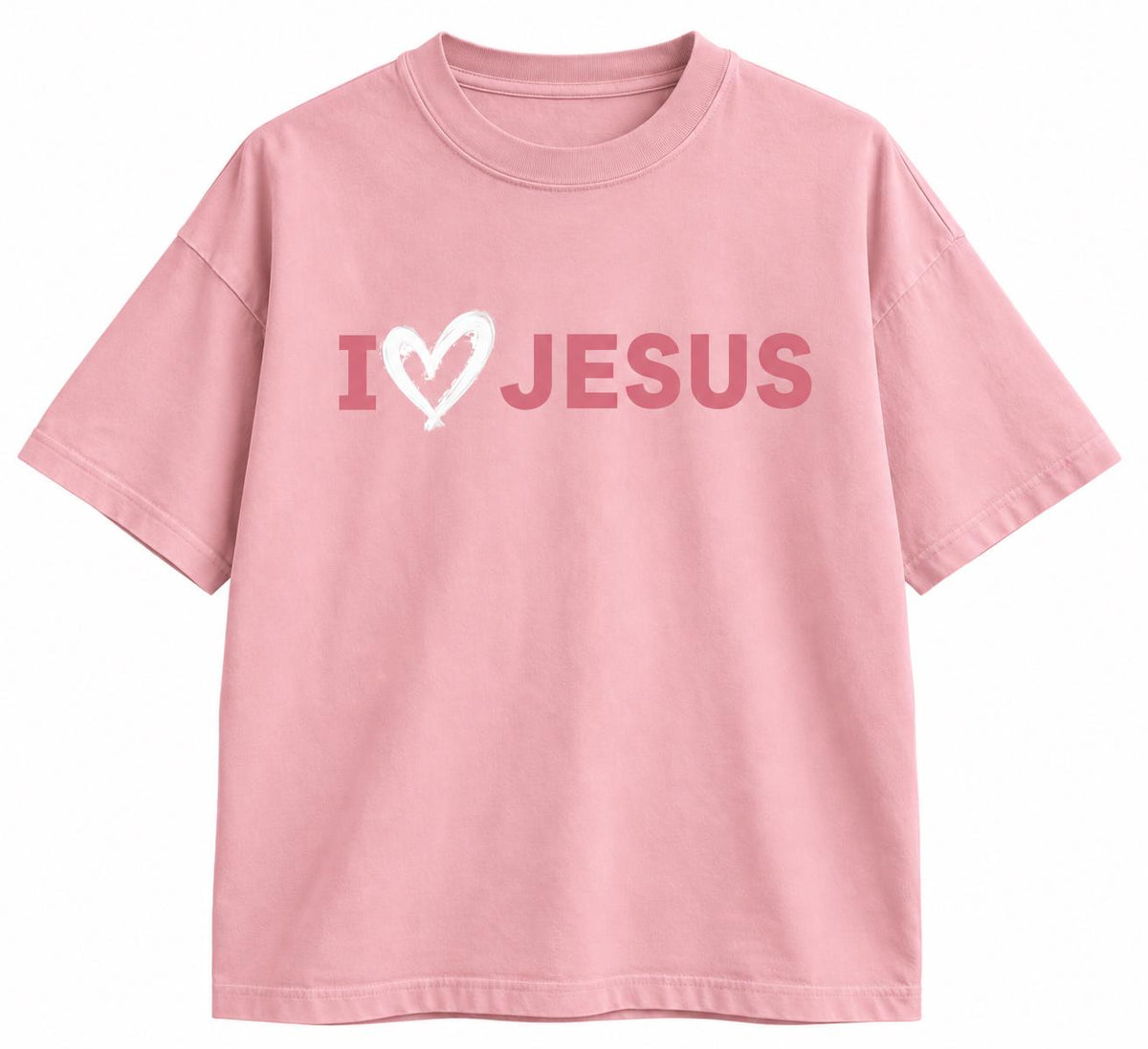 I Love Jesus Unisex Tshirt, Heart Symbol Tee, I love Jesus Gender Neutral Tshirt, Comfort Colors Shirt