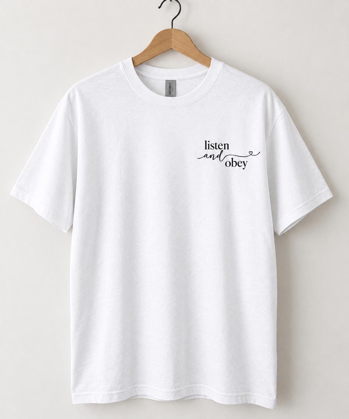 Comfort Colors® Listen and Obey Christian Shirt, Faith Based Tee, Christian Sweatshirt, Jesus Outfit, Women’s Christian Apparel