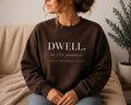 Minimalist Christian Sweatshirt, Psalm 91:1 Faith Apparel, Women's Crewneck, Dwell in his Presence